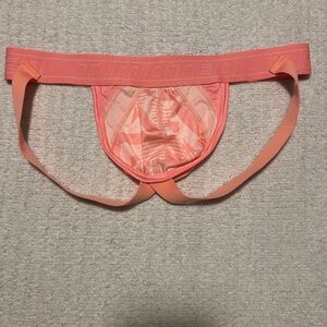 Timoteo pink athletic jockstrap